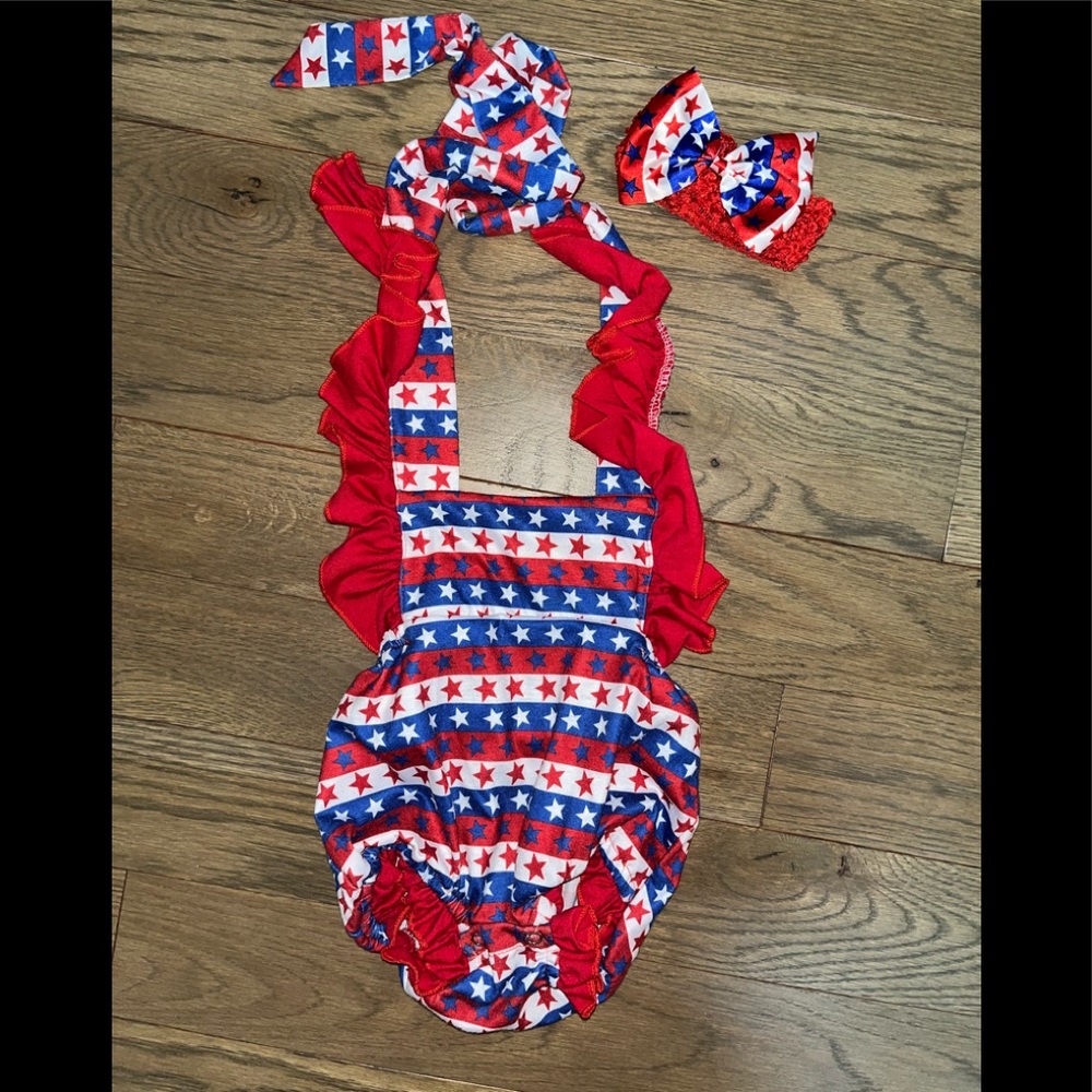 Baby Fourth of July Romper